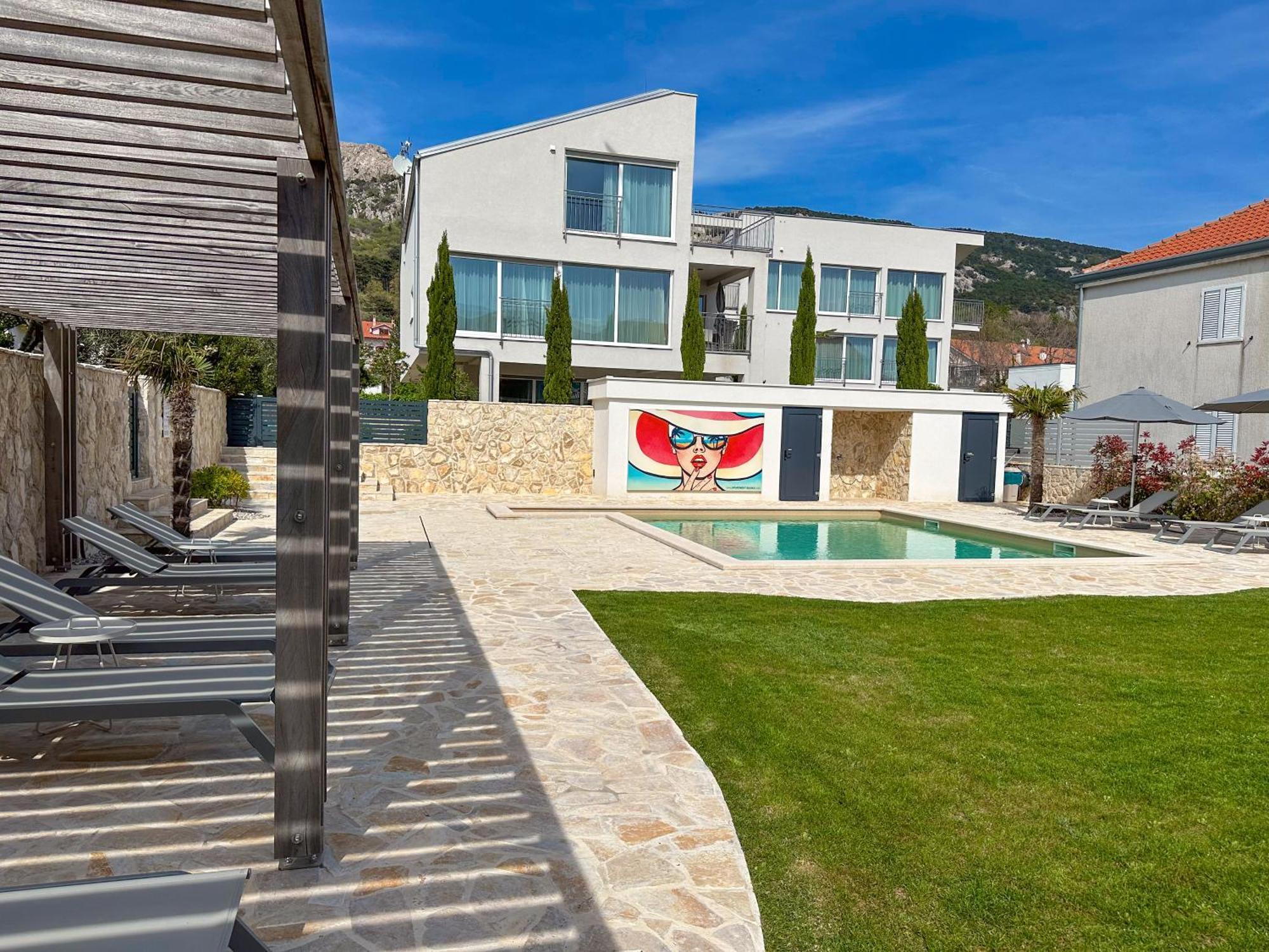 Apartment Baska, Exklusive Apartments Mit Poolarea In Baska, Krk - Kroatien Esterno foto