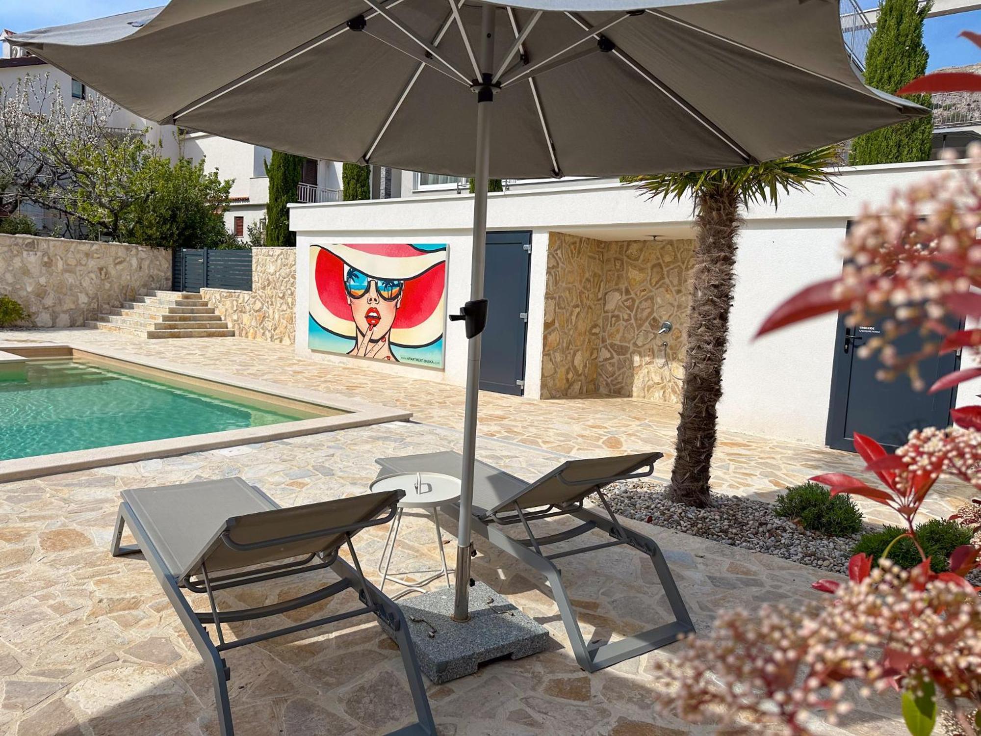Apartment Baska, Exklusive Apartments Mit Poolarea In Baska, Krk - Kroatien Esterno foto