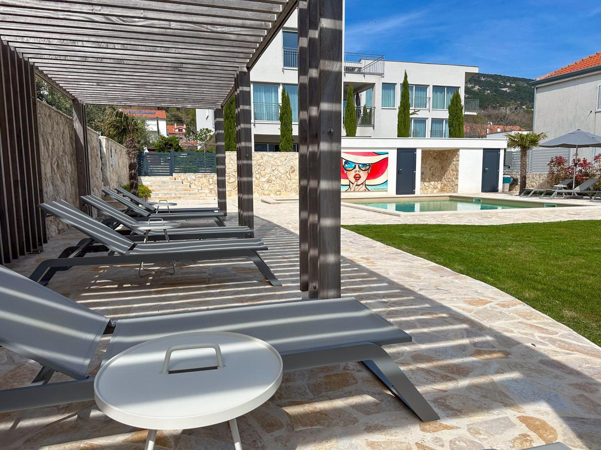 Apartment Baska, Exklusive Apartments Mit Poolarea In Baska, Krk - Kroatien Esterno foto